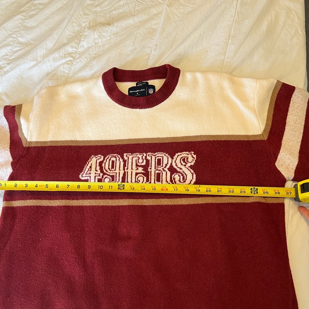 49ers Sweater, Abercrombie and Fitch - never worn, NWOT